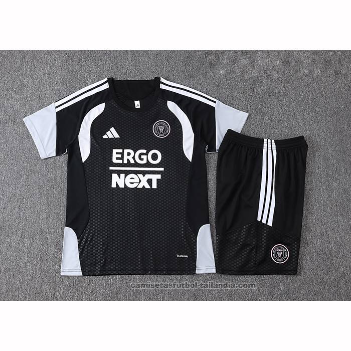 Chandal del Inter Miami Manga Corta 26/27 Negro - Pantalon Corto